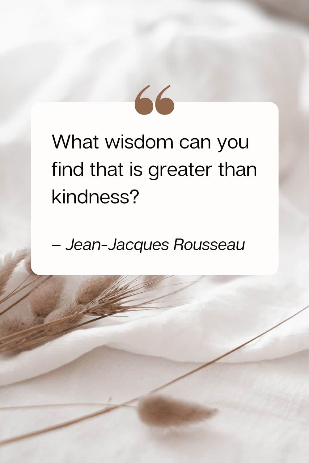 kindness quote - What wisdom can you find that is greater than kindness? – Jean-Jacques Rousseau